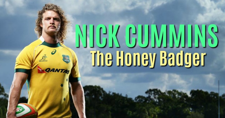 Aussie rugby star Nick 'Honey Badger' Cummins talks Japan